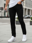 Pánske džínsy slim fit čierne FashionStreet UX4482 s38
