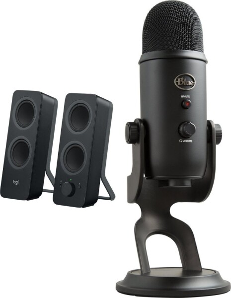 Logitech Z207 (980-001295) + Yeti USB Blackout (988-000229)