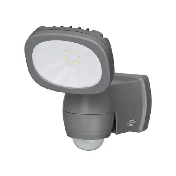 Brennenstuhl LUFOS 400 čierna / Batériový LED reflektor / 440 lm / PIR čidlo pohybu / IP44 / 5000K (1178900100)