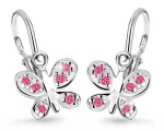 Cutie Jewellery Detské náušnice bieleho zlata C2748-10-X-2