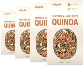 Vilgain Quinoa s shiitake a lieskovými orieškami – 4× 250 g