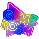BELINE Neon lampička Game Room / RGB / USB napájanie / nástenná / 35,5 × 33,5 cm
