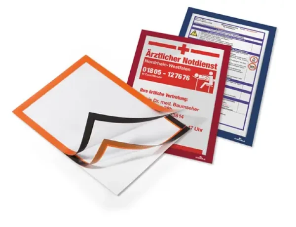Durable Duraframe Magnetic A4 čierna / Prezentačný rám / Magnetický / Samolepiace / 1 ks (498801)