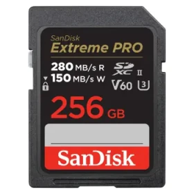 SanDisk SDSDXEP-256G SDXC 256 GB / Pamäťová karta / Class 10 / UHS-II U3 / V60 / čítanie: 280 MB/s / zápis: 100 MB/s (SDSDXEP-256G-GN4IN)