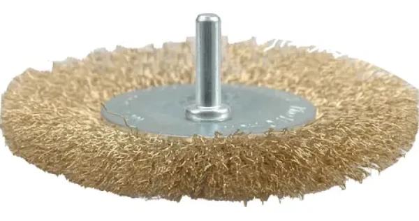 Vorel Kefa drôtená bočná s nástavcom do vŕtačky 75 mm / Kefa do vŕtačky / Pomosadený drôt / Priemer 75 mm