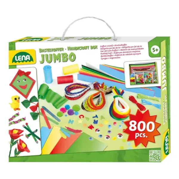 Lena Kreatívny kufrík Jumbo zelený