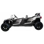 Mamido Elektrické autíčko Buggy ATV RACING UTV2000 štvormiestne biele