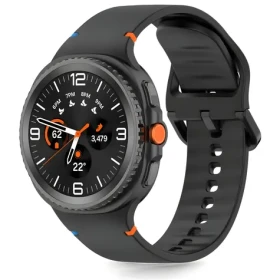 Tech-Protect Silikónový remienok čierny / Remienok / Samsung Galaxy Watch 40/44/46 mm / Silikón