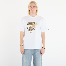 Tričko A BATHING APE Wild Leopard Pattern Ape Face Sta Tee UNISEX White XXL