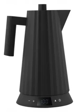 Alessi Plisse čierna / Rýchlovarná kanvica / regulácia teploty (MDL21 B)