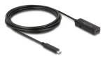 DeLock USB-C aktívny predlžovací kábel / Kábel / USB C (M) - USB C (F) / 3 m / 10 Gbps / USB 3.2 Gen 2 / čierna (80027)
