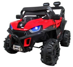 Mamido Elektrické autíčko Buggy X8n, červené, sedadlo z ekokože