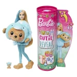 Mattel BARBIE Cutie Reveal medvedík v kostýme delfína modrá