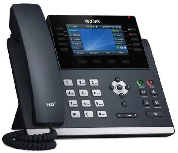 Yealink SIP-T46U sivá / VoIP telefón / 4.3" LCD / PoE / 2x USB / Wi-Fi (T46U)