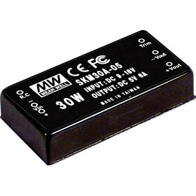 MEAN WELL SKM30A-05 DC / DC menič napätia 30 W Počet výstupov: 1 x; SKM30A-05