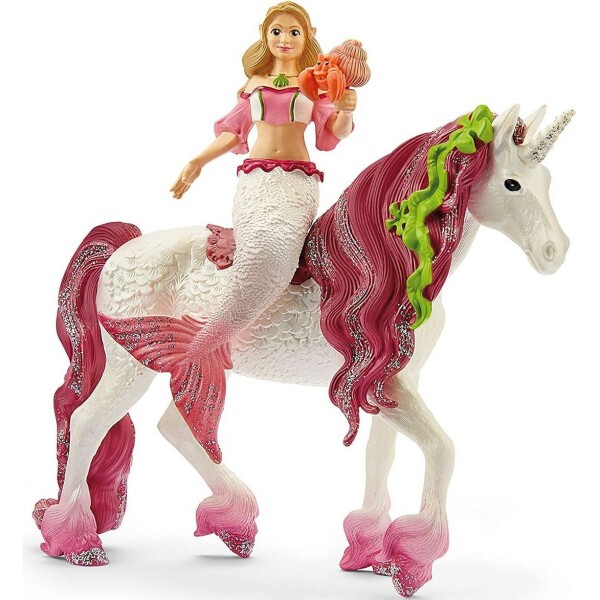 Schleich bayala 70593 Morská panna Feya na podvodnom jednorožcovi