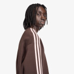 Mikina adidas Adicolor 3-Stripes Oversized Crewneck Aurora Coffee/ Sandy Pink XL