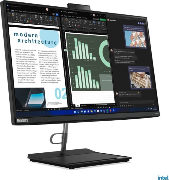 Lenovo Komputer AiO ThinkCentre neo 30a 12B000B2PB W11Pro i5-1240P/8GB/256GB/INT/DVD/23.8 FHD/1YRPremier Support + 3YRS OS