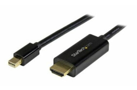 StarTech pasívny adaptér Mini DisplayPort M na HDMI M čierna 5m/4k a 2K/audio 7.1 (MDP2HDMM5MB)