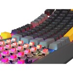 Genesis KLAWIATURA Pre GRACZY GENESIS THOR 230 TKL ANCHOR GRAY POSITIVE US RGB MECHANICZNA OUTEMU RED