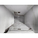 MEXEN/S - Lunar-F skladacie sprchové dvere pravé 80, transparent, meď kartáčovaná 836-080-000-65-00-P