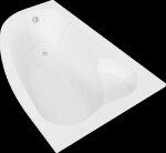 MEXEN - Westa asymetrická vaňa pravá 160 x 100, biela 160 x 100, biała 560116010002