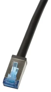 LogiLink čierna / Patch kábel / Cat6a S/FTP / RJ-45 / 2 m (CQ7053S)