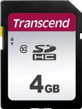 Transcend 300S 4GB / pamäťová karta / SDHC / Class 10 (TS4GSDC300S)