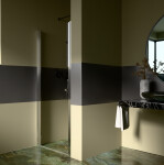 H K - Sprchové dvere PURE 90 jednokrídlové 86-91 x 190 číre sklo PURED190