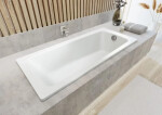 Obdĺžniková vaňa SAT Feel 180x80 cm smaltovaná oceľ ľavá aj pravá SATVFEEL180DUO SATVFEEL180DUO