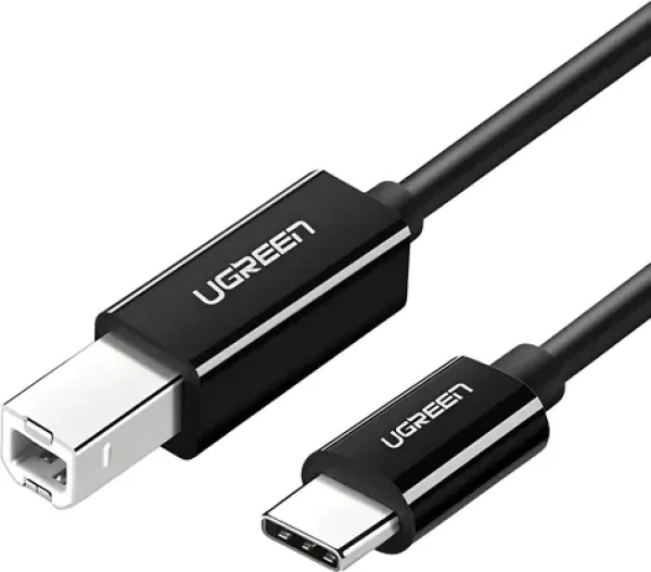 Ugreen 80811 čierna / Kábel USB-C - USB-B / 1 m (80811)