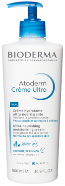 BIODERMA Atoderm ultra výživný telový krém s parfumáciou 500 ml