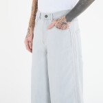 Kalhoty adidas 90S Alternative Sport Wide Leg Skater Jean Crystal Sky 34