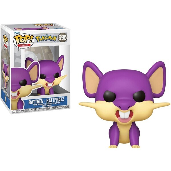 Funko POP! #595 Games: Pokémon- Rattata (EMEA)