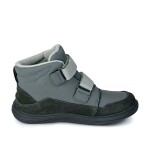 Detská celoročná barefoot obuv Bugga NUVA Dark Grey B00198-09 - 27