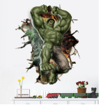 Veselá Stena Samolepka Silný Hulk z Avengers