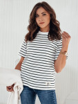 Dámske pruhované tričko RILANT navy blue FashionStreet RY2564 L