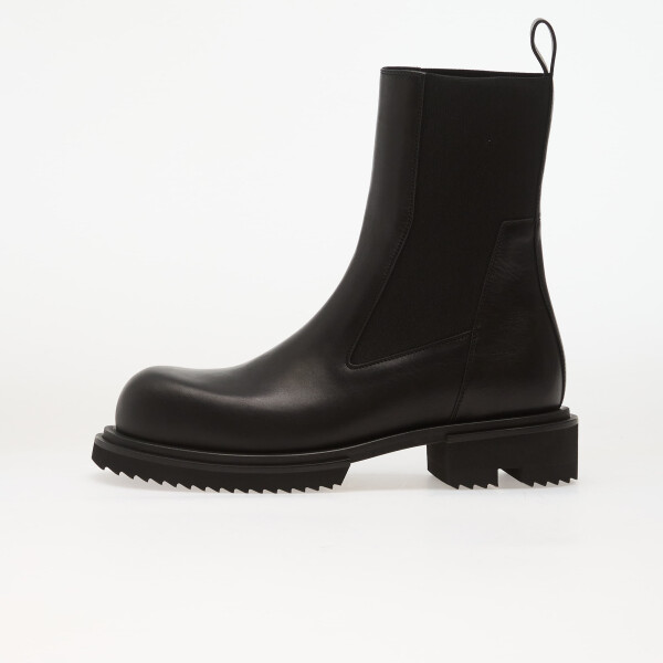 Tenisky Rick Owens Leather Boots - Beatle Gabe Black EUR 13