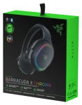 Razer Barracuda X Chroma / Bezdrôtové herné slúchadlá / mikrofón / RGB / 2.4 GHz / Bluetooth / USB-C