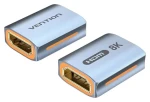 Vention HDMI spojka čierna / Spojka / HDMI Typ A - Typ A / 4K 60Hz / pozlátené kontakty (AIUH0)
