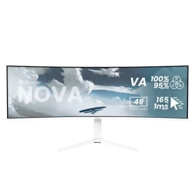 49" Arozzi Nova biela / Monitor / VA / 5120×1440 / 165Hz / 1500R / HDR10 (AZ-NO-49TUW165-WT)