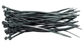 Vorel Sťahovacie pásky 100x2,5 mm čierna / Sťahovacie pásky / 100 ks