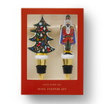 Rifle Paper Co. Porcelánová zátka na víno Nutcracker – set 2 ks