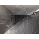 MEXEN/S - Lunar sprchovací kút päťboký krídlový ľavá 90 x 90, transparent, chróm 831-090L-090P-01-00-L