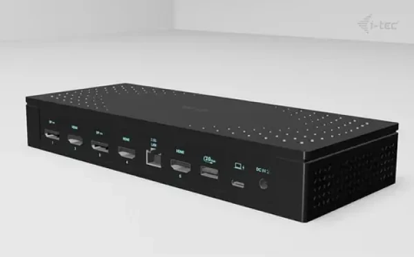 I-TEC Universal 5x 4K Docking Station / Dokovacia stanica / Power Delivery 100W / 3x HDMI / 2x DP / LAN 2,5 Gbps (CA5MONITORDOCKPD)