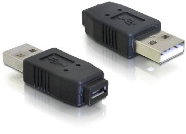 DeLock redukcia z micro USB A+B samica na USB A samec (65029)