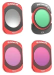 Sunnylife Sada filtrov pre DJI OSMO Pocket 4/3 / Filter pre športové kamery / MCUV, CPL, ND32, ND64 (OP4-FI224)