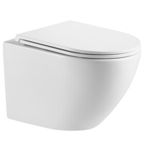 INVENA - Závesná WC misa LIMNOS, vrátane soft/close sedátka CE-93-001-L
