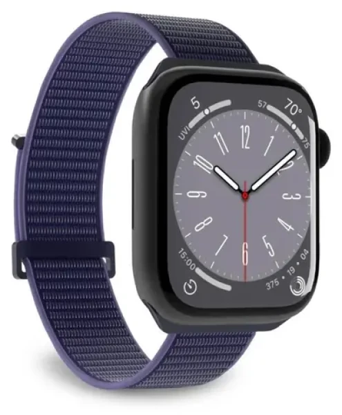 Puro Sport Space Blue / Remienok pre Apple Watch / 42/44/45/49 mm / Nylon (PUSPORTAW44BLUE)