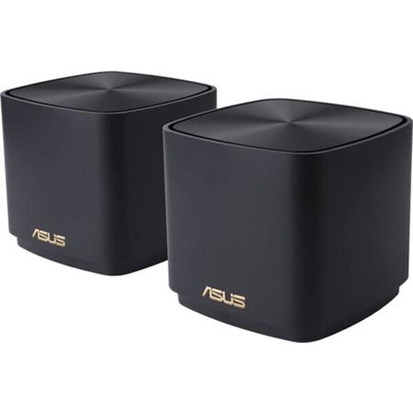 Asus ZenWiFi XD4 PLUS čierna 2ks / MESH router AX1800 / 2.4GHz / 5GHz / WAN + 1x LAN (90IG07M0-MO3C30)